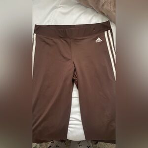Adidas Kids Chocolate Brown Leggings